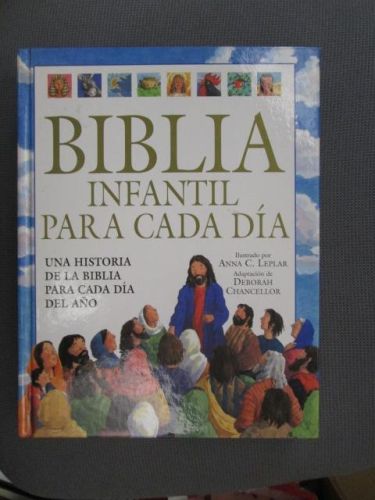 Portada del libro de BIBLIA INFANTIL PARA CADA DÍA. Una historia de la biblia para cada día del año.