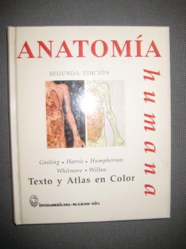 Portada del libro de ANATOMÍA HUMANA. Texto y atlas en color