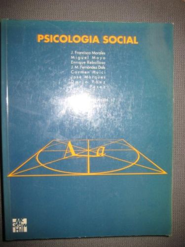 Portada del libro de PSICOLOGÍA SOCIAL