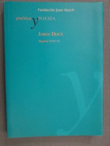 Portada del libro de POÉTICA Y POESÍA