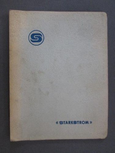 Portada del libro de STARKSTROM. Lista de precios