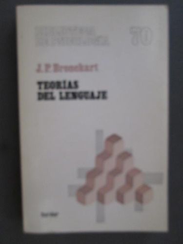 Portada del libro de TEORÍAS DEL LENGUAJE