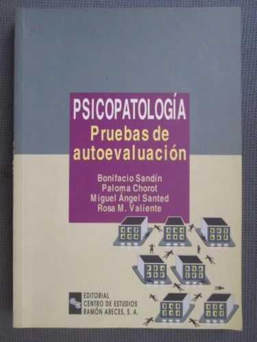 Portada del libro de PSICOPATOLOGÍA. Pruebas de autoevaluación