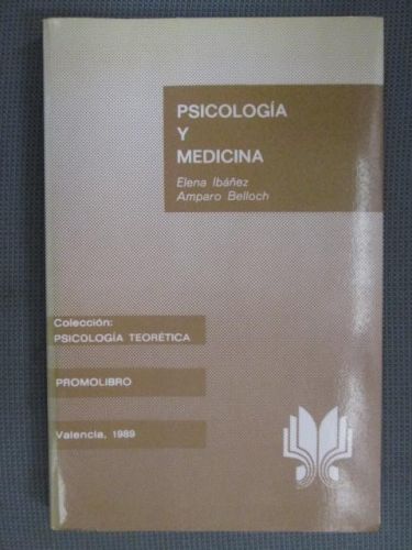 Portada del libro de PSICOLOGÍA Y MEDICINA.