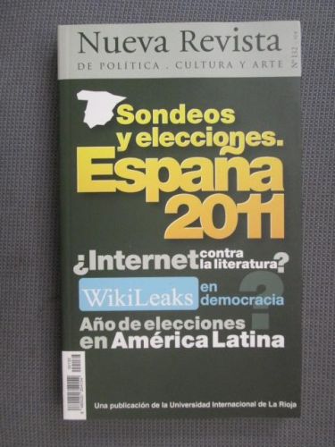 Portada del libro de NUEVA REVISTA DE POLÍTICA, CULTURA Y ARTE. Nº132. Sondeos y elecciones. España 2011. ¿Internet contra...