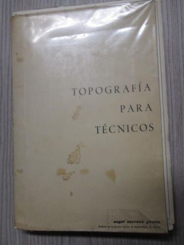 Portada del libro de TOPOGRAFÍA PARA TÉCNICOS