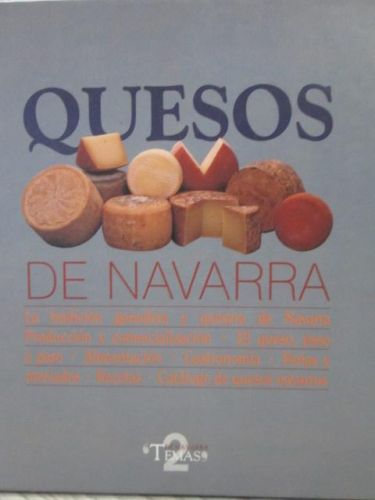 Portada del libro de QUESOS DE NAVARRA