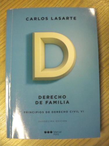 Portada del libro de DERECHO DE FAMILIA. Principios de Derecho Civil VI
