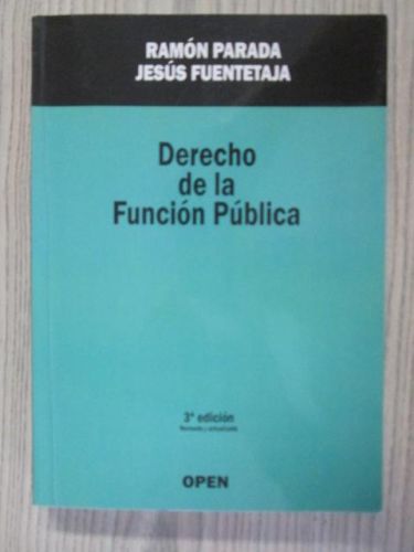 Portada del libro de DERECHO DE LA FUNCIÓN PÚBLICA