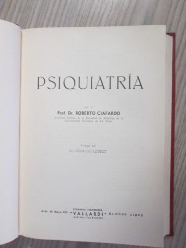 Portada del libro de PSIQUIATRÍA
