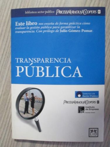 Portada del libro de TRANSPARENCIA PÚBLICA