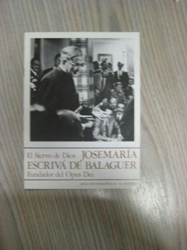 Portada del libro de EL SIERVO DE DIOS: HOJA INFORMATIA Nº 10