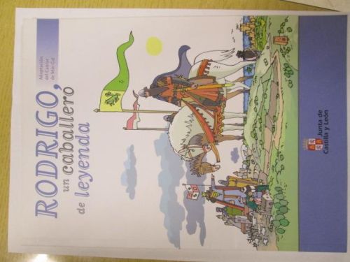 Portada del libro de RODRIGO, UN CABALLERO DE LEYENDA. Adaptación del Cantar de Mío Cid
