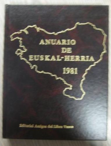 Portada del libro de ANUARIO DE EUSKAL – HERRIA 1981