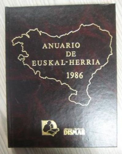 Portada del libro de ANUARIO DE EUSKAL – HERRIA 1986