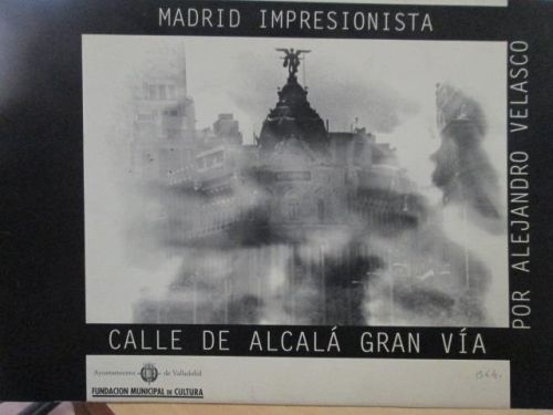 Portada del libro de MADRID IMPRESIONISTA. Calle de Alcalá Gran vía.