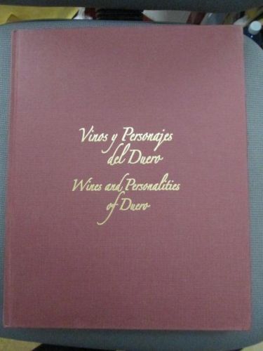 Portada del libro de VINOS Y PERSONAJES DEL DUERO. WINES AND PERSONALITIES OF DUERO