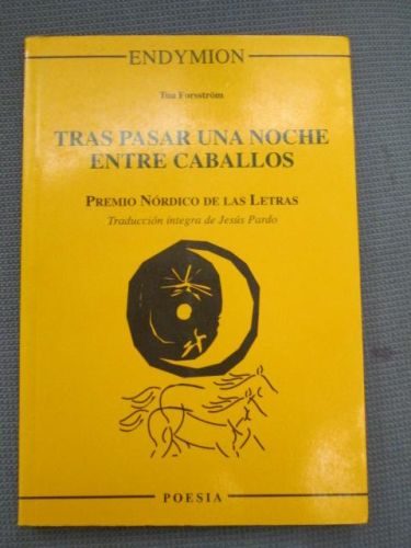 Portada del libro de TRAS PASAR UNA NOCHE ENTRE CABALLOS