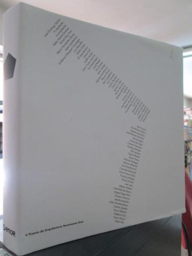 Portada del libro de V PREMIO DE ARQUITECTURA ASCENSORES ENOR