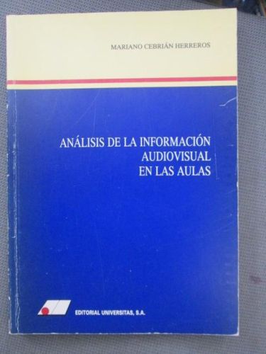 Portada del libro de ANÁLISIS DE LA INFORMACIÓN AUDIOVISUAL EN LAS AULAS