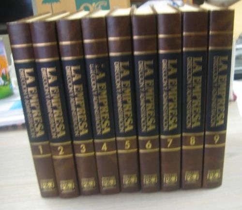 Portada del libro de LA EMPRESA. DIRECCIÓN Y ADMINISTRACIÓN. VOL I-IX