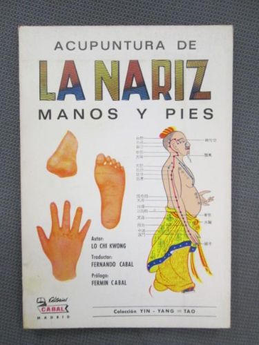 Portada del libro de ACUPUNTURA DE LA NARIZ, MANOS Y PIES
