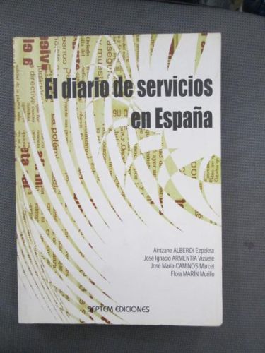 Portada del libro de EL DIARIO DE SERVICIOS EN ESPAÑA