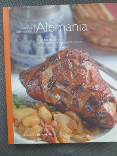 Portada del libro de ALEMANIA. Con los platos de:Heinz Winkler y Harald Wohlfahrt