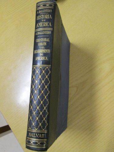 Portada del libro de CRISTÓBAL COLÓN Y EL DESCUBRIMIENTO DE AMÉRICA I. Historia de América.