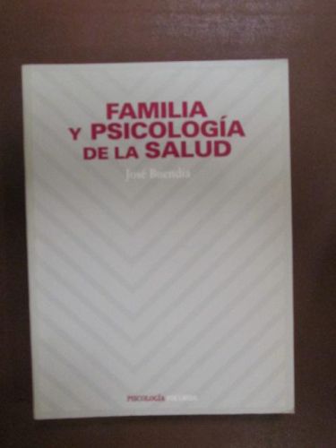 Portada del libro de FAMILIA Y PSICOLOGÍA DE LA SALUD