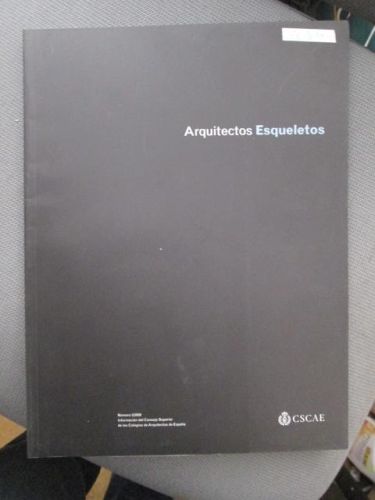 Portada del libro de REVISTA ARQUITECTOS Nº185, 3/2008. ESQUELETOS