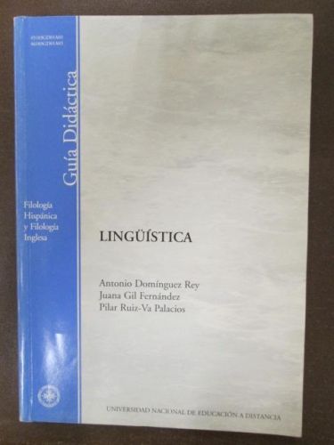 Portada del libro de LINGÜÍSTICA (FILOLOGÍA HISPÁNICA Y FILOLOGÍA INGLESA). GUÍA DIDÁCTICA.