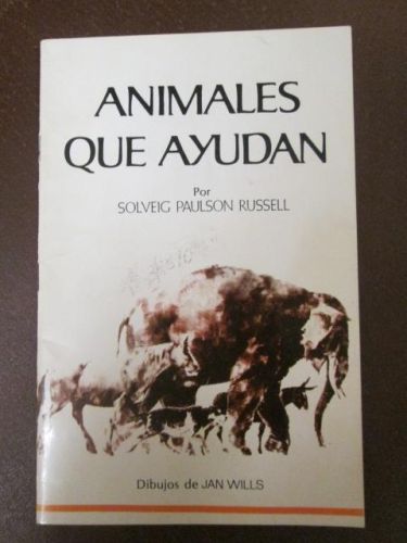 Portada del libro de ANIMALES QUE AYUDAN
