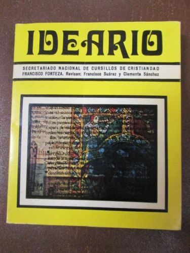 Portada del libro de IDEARIO. SECRETARIADO NACIONAL DE CURSILLOS DE CRISTIANDAD