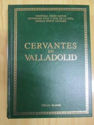 Portada del libro de CERVANTES EN VALLADOLID.
