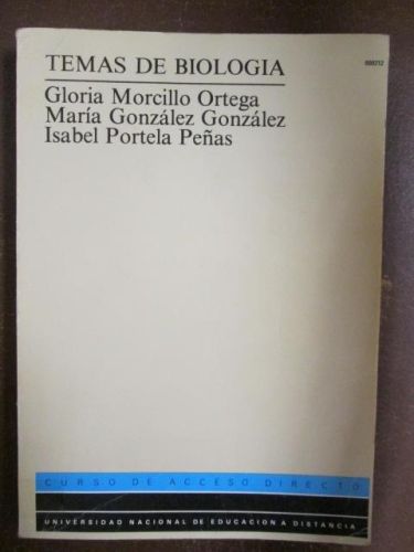 Portada del libro de TEMAS DE BIOLOGIA