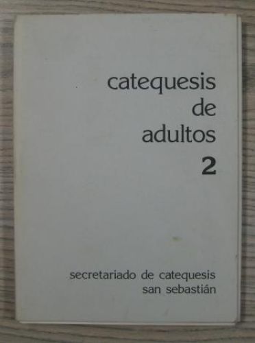 Portada del libro de CATEQUESIS DE ADULTOS 2