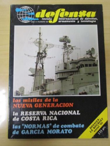 Portada del libro de DEFENSA. REVISTA INTERNACIONAL DE EJÉRCITOS, ARMAMENTO Y TECNOLOGÍA. Año III, Número 32. Diciembre 1980.