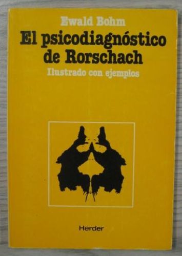 Portada del libro de EL PSICODIAGNÓSTICO DE RORSCHACH. ILUSTRADO CON EJEMPLOS