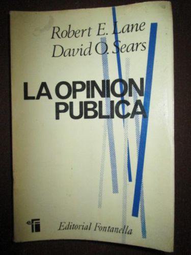 Portada del libro de LA OPINIÓN PÚBLICA