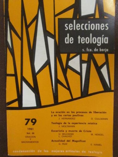 Portada del libro de SELECCIONES DE TEOLOGÍA