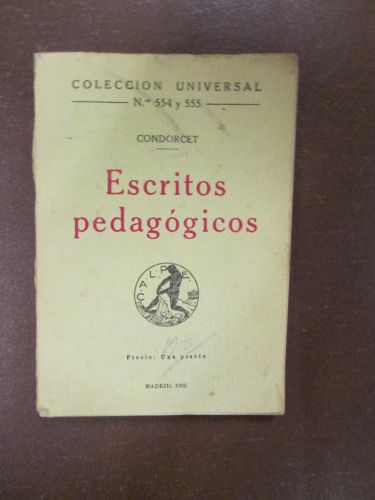 Portada del libro de ESCRITOS PEDAGÓGICOS