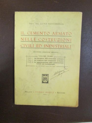 Portada del libro de IL CEMENTO ARMATO NELLE CONSTRUZIONI CIVILI ED INDUSTRIALI