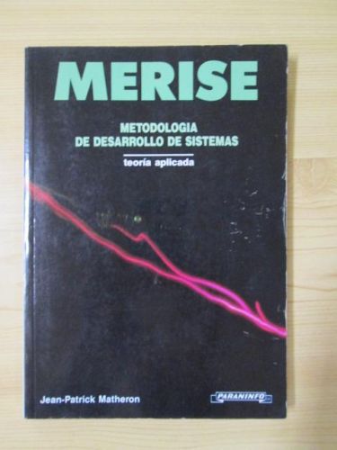 Portada del libro de MERISE. METODOLOGÍA DE DESARROLLO DE SISTEMAS. Teoría aplicada.