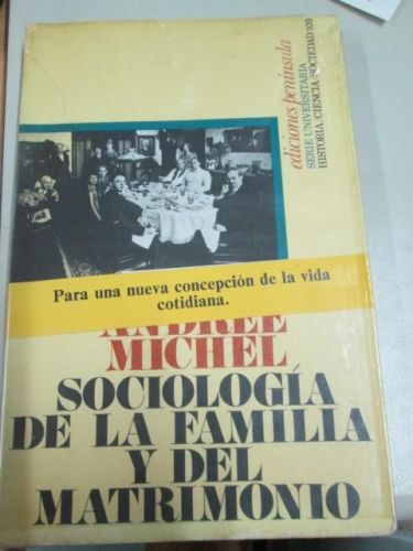 Portada del libro de SOCIOLOGÍA DE LA FAMILIA Y DEL MATRIMONIO