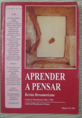 Portada del libro de APRENDER A PENSAR. REVISTA IBEROAMERICANA