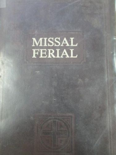 Portada del libro de MISSAL FERIAL