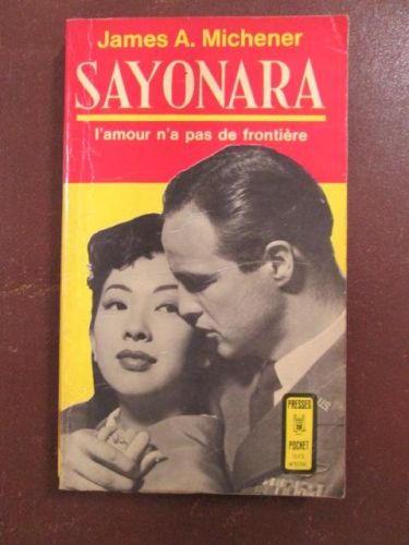 Portada del libro de SAYONARA. L'AMOUR N'A PAS DE FRONTIÊRE