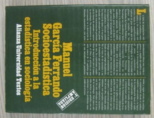Portada del libro de SOCIOESTADÍSTICA: INTRODUCCIÓN A LA ESTADÍSTICA EN SOCIOLOGÍA