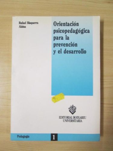 Portada del libro de ORIENTACIÓN PSICOPEDAGÓGICA PARA LA PREVENCIÓN Y EL DESARROLLO